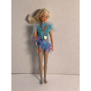 Mattel Vintage 1997 USA Olympic Ice Skater Figure Skating Barbie Doll